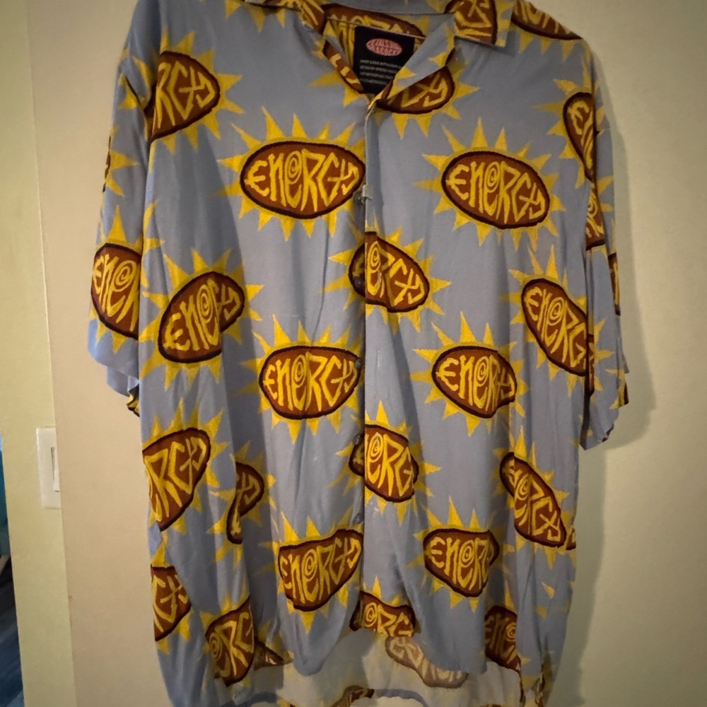 Vibrant Energy Graphic Casual Shirt